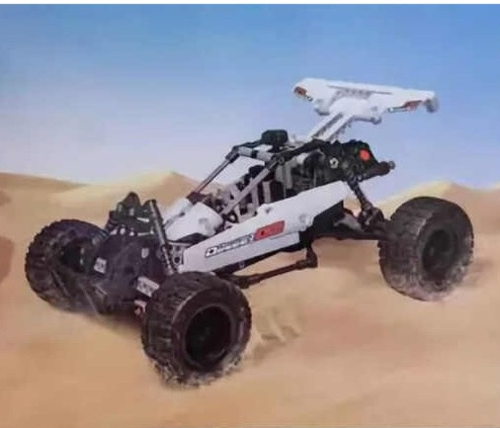 Xiaomi Mitu Desert Racing Car Building Blocks - White and Black 5 in UAE