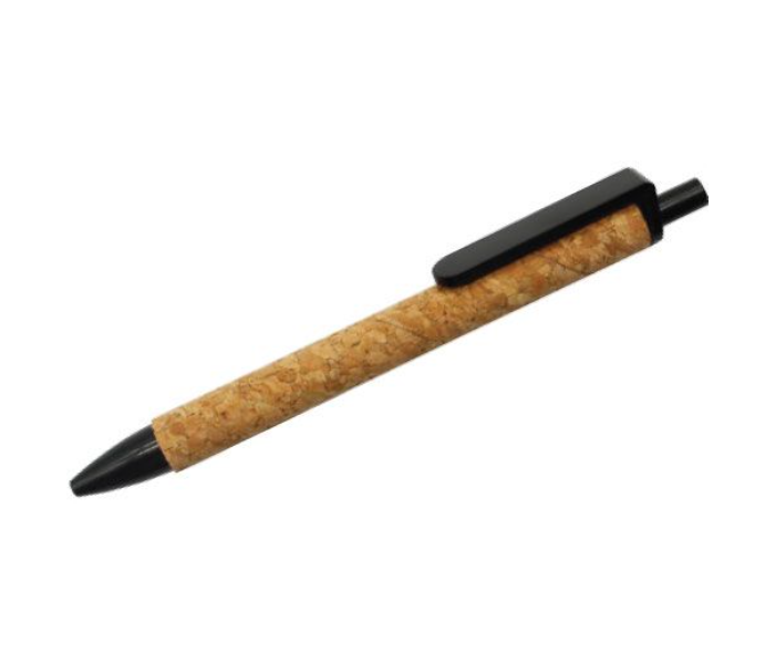 SS Eco Friendly Wheat Straw And Cork Pen - Black 1 in UAE