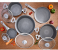 Royalford RF9555 9 Pieces Smart Forged Aluminium Cookware Set - Grey 3 in OMAN