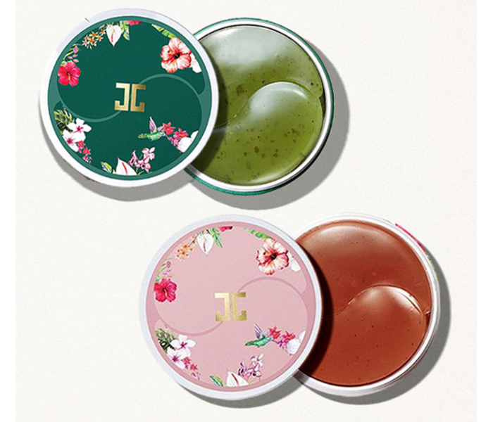Jayjun 120-Piece Green And Roselle Tea Eye Gel Patch - Red and Green 1 in UAE
