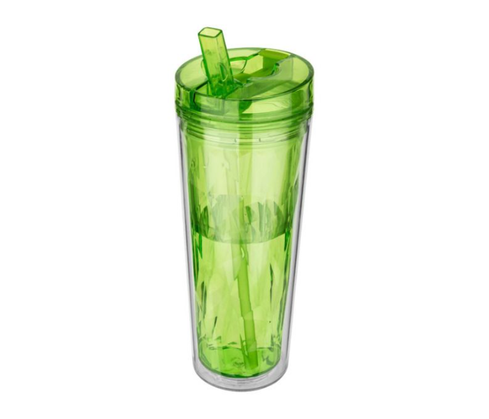 SS Flip N Sip 535 Ml Geometric Insulated Tumbler - Green 1 in UAE