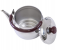 Royalford RF6186 2 Litre Stainless Steel Tea Kettle - Silver & Maroon 6 in UAE