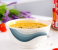 Royalford RF8029 4.5-inch Melamine Ware Super Rays Round Bowl - Ivory & Blue 3 in UAE