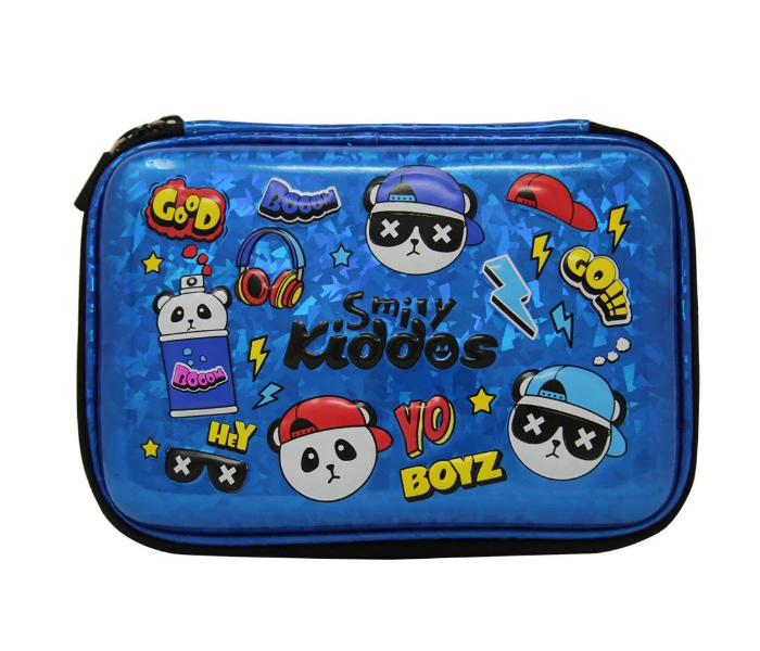 Smily Kiddos Hip Hop Panda Sparkle Pencil Case - Blue 1 in UAE