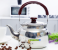 Royalford RF6186 2 Litre Stainless Steel Tea Kettle - Silver & Maroon 2 in UAE