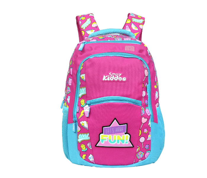 Smily Kiddos Dual Color Backpack - Pink and Blue 1 in UAE