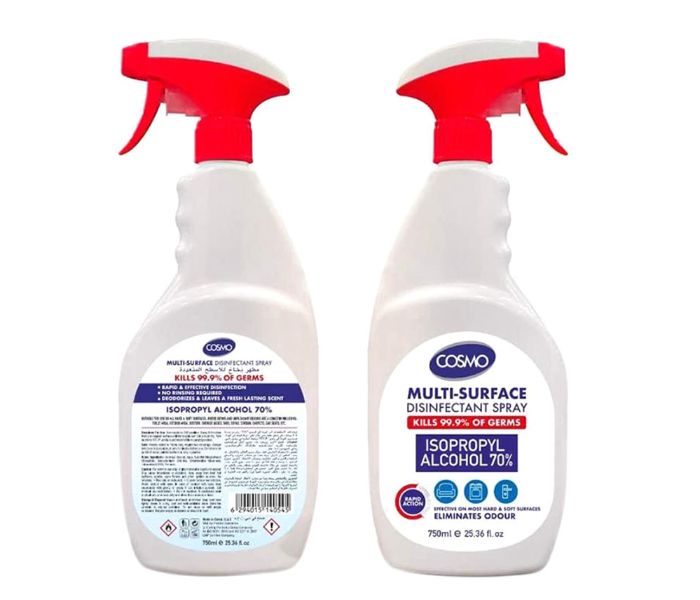 Cosmo 750ml Multi-Surface Disinfectant Spray 1 in UAE