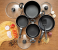 Royalford RF7923 8Pieces Non-Stick Cookware Set - Red 2 in UAE