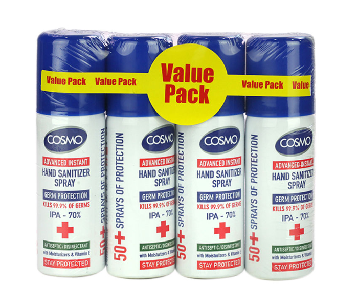 Cosmo 4-Pack 50ml Sanitizer Spray 1 in UAE