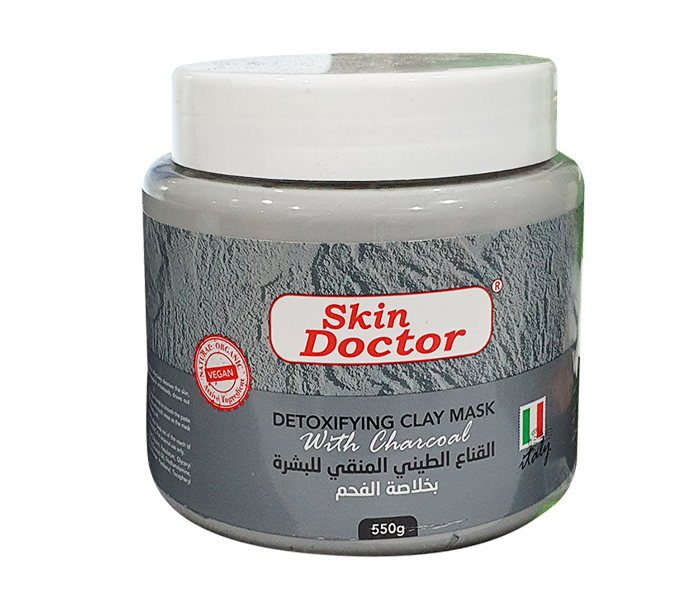 Skin Doctor 550ml Charcoal Detoxifying Clay Mask 1 in UAE