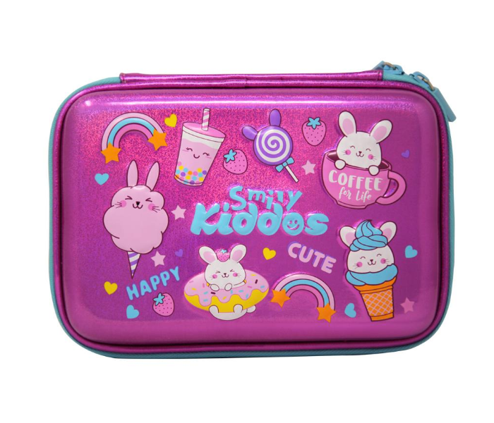 Smily Kiddos Buny Theme Sparkle Pencil Case - Pink 1 in UAE