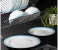 Royalford RFU9114 12 Pieces Porcelain Dinner Set - White & Blue 2 in UAE