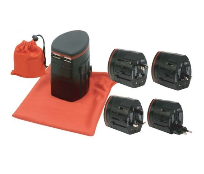 SS World Travel Adapter - Black 1 in UAE