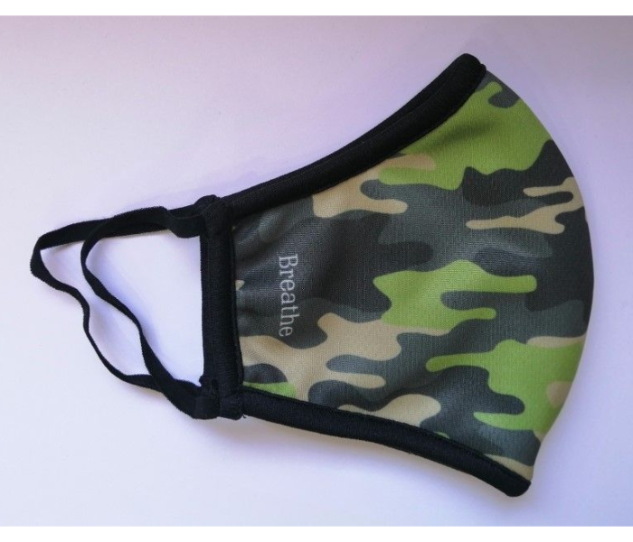 Breathe Millitary Face Mask - Green 1 in UAE