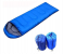 Envelope Hooded Outdoor Camping Sleeping Bag - Blue 2 in OMAN