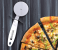 Royalford RF9546 Marble Designed Stainless Steel Pizza Cutter - White & Grey 4 in UAE