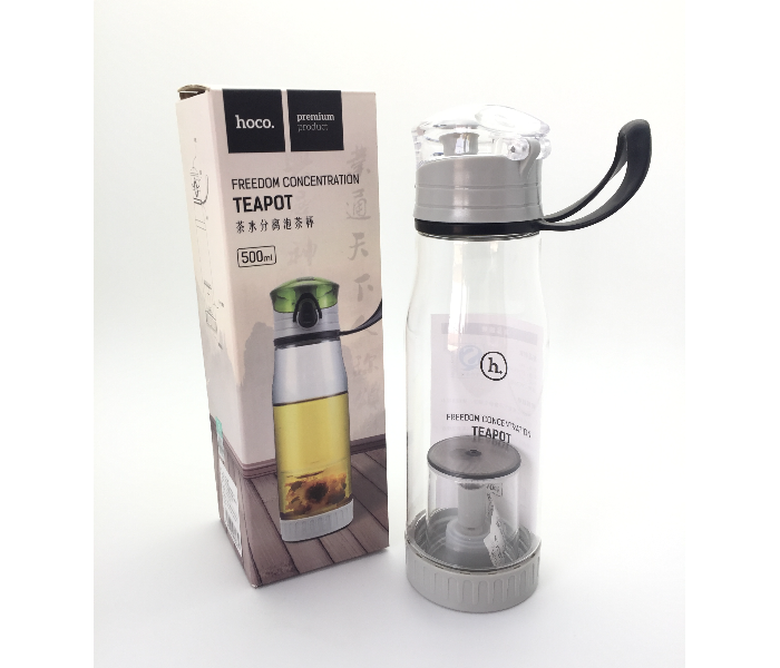 Hoco 500ml Tea Cup with Separation Layer - Grey 1 in OMAN