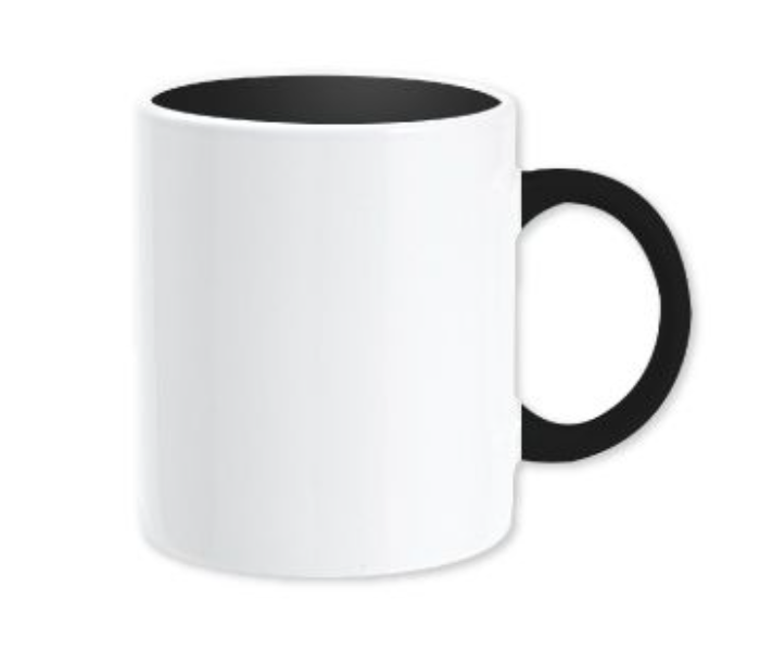 SS Two Tone Coffee Mug - Black and White 1 in UAE
