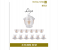 Royalford RF8732 20 Pieces Laya Royal Tea Set - Clear 2 in UAE