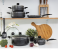 Royalford RF7065 10 Pieces Non-stick Cookware Set - Black & Grey 2 in UAE