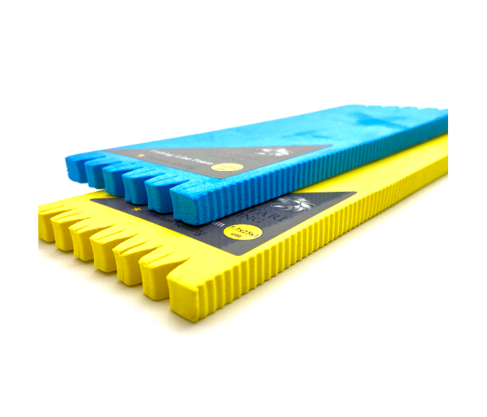 Liontari 8 x 25cm Fishing Line Foam Strip - Blue and Yellow 1 in OMAN