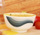 Royalford RF8029 4.5-inch Melamine Ware Super Rays Round Bowl - Ivory & Blue 2 in UAE