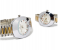 Maxel MX416 Couple Watch - Silver Gold 2 in KSA