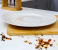 RoyalFord RF9246 10.5-inch New Bone Marble Dinner Plate - White & Brown 3 in UAE