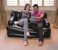 Bestway 75056 inflatable sofa with Electric Pump and Carry Bag - Black 6 in UAE