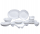 Royalford RF5036 40 Pieces Opal Glassware Dinner Set - White 5 in UAE