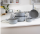 Royalford RF9555 9 Pieces Smart Forged Aluminium Cookware Set - Grey 1 in OMAN