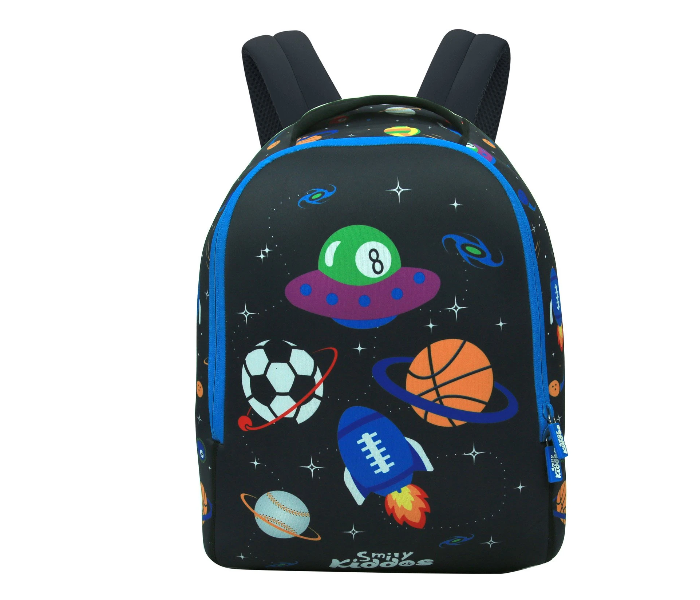 Smily Kiddos Junior Backpack - Black & Blue 1 in UAE