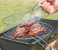 RoyalFord RF9392 Round BBQ Grill - Silver & Black, 30cm 2 in UAE