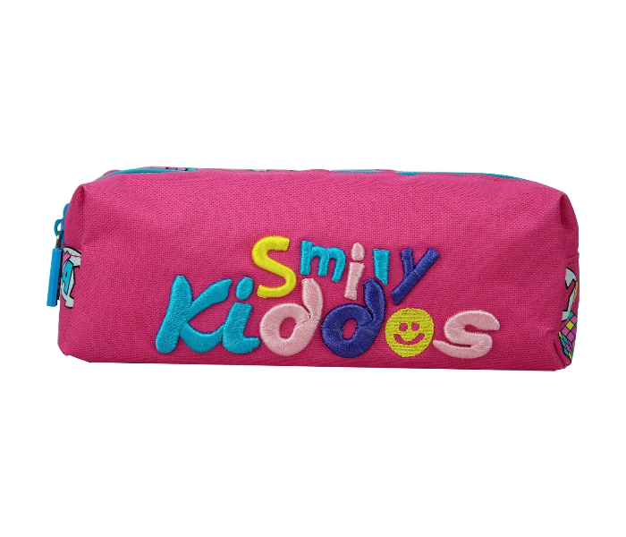 Smily Kiddos Twin Zipper Pencil Pouch - Pink 1 in UAE
