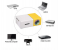Home Theater Cinema USB HDMI AV SD Mini Portable HD Projector Beamer Home Media Movie Player for Home School Office - White and Yellow 2 in OMAN