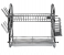 Royalford RF1150DR 2 Tier 558 x 247 x 392 mm Dish Rack - Silver 3 in UAE