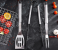 Royalford RF9388 3 Pieces Barbecue Set - Silver 2 in UAE