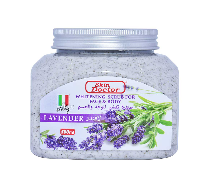 Skin Doctor Lavender Whitening Face and Body Scrub 1 in UAE