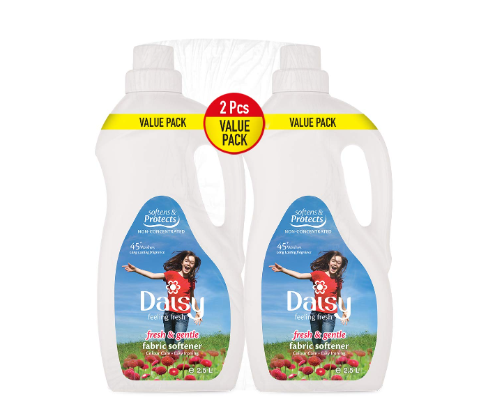 Daisy Set of 2 Pack 2.5 Liter Feeling Fresh and Gentle Fabric Softener Better Lasting Frangrance Concentrated Conditioner 1 in UAE