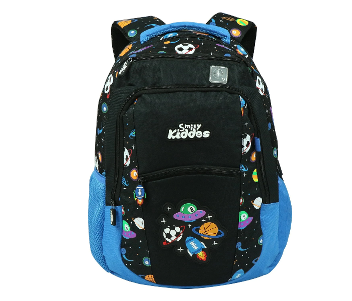 Smily Kiddos Dual Color Backpack - Black and Blue 1 in UAE
