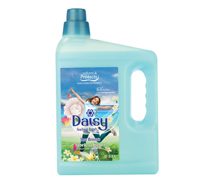 Daisy 3.5 Liter Feeling Fresh Sea Breeze Fabric Softener Extra Fragrance Soften and Protect Concentrated 1 in UAE
