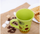 Royalford RF2963 326ML Ceramic Flower Design Coffee Mug- Mint Green 2 in UAE