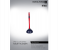 Royalford RF8833 One Click Series Toilet Plunger - Red & Blue 3 in UAE