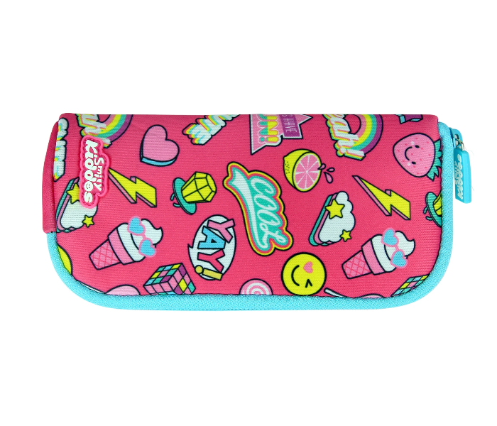 Smily Kiddos Mini Pencil Pouch - Pink and Blue 1 in UAE