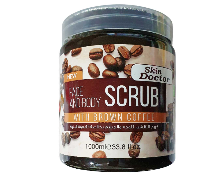Skin Doctor Brown Coffee Face and Body Scrub 1 in UAE