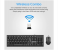 Promate Ergonomic Full-Sized Silent Keys Wired Keyboard with 1200Dpi Optical Sensor USB Mouse Combo- Black 2 in OMAN