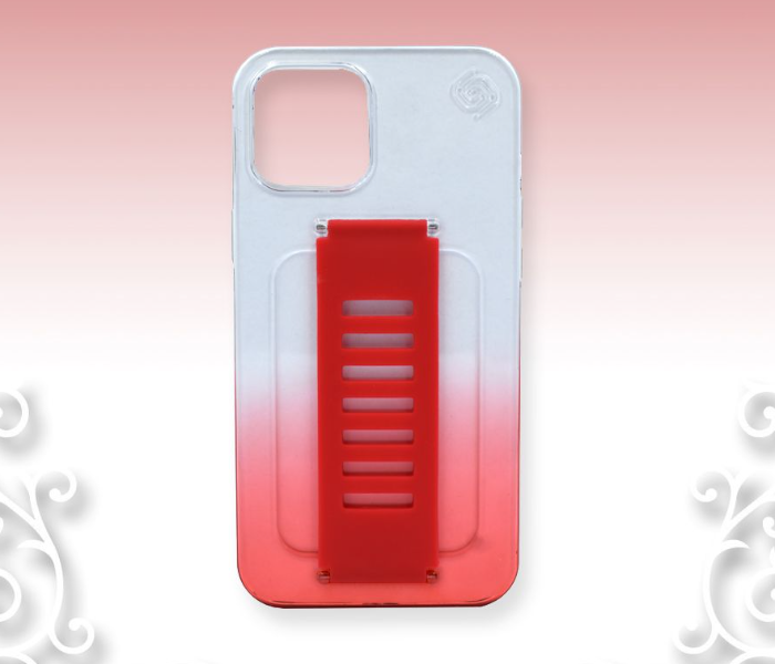 Grip2U GR-1313 Color Fade Transparent Mobile Case for iPhone 12 Pro Max - Red 1 in UAE