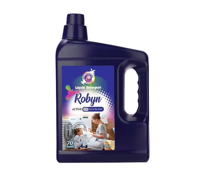 Robyn 3.5 Liter Deep Cleansing 2X Power Active Laundry Liquid Detergent 1 in UAE