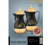 Royalford RF9414 2 Pieces 1 Litre Marble Tea & Cawa Set - Black and Gold 3 in UAE