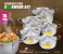 Classy touch 10-Piece Cookware Set Aluminium Good Quality Pakistan Made- Silver 1 in OMAN